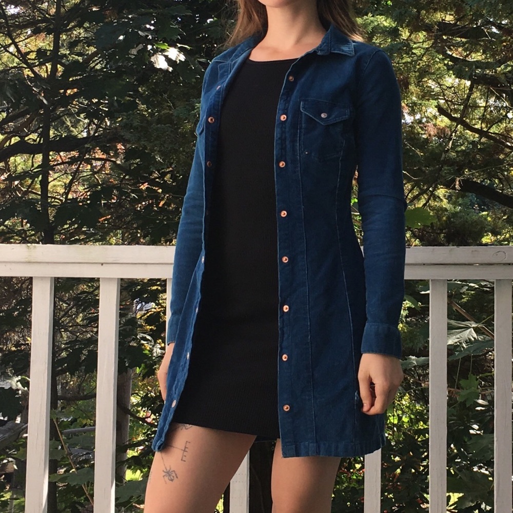 Zara Corduroy Fall Jacket Xs